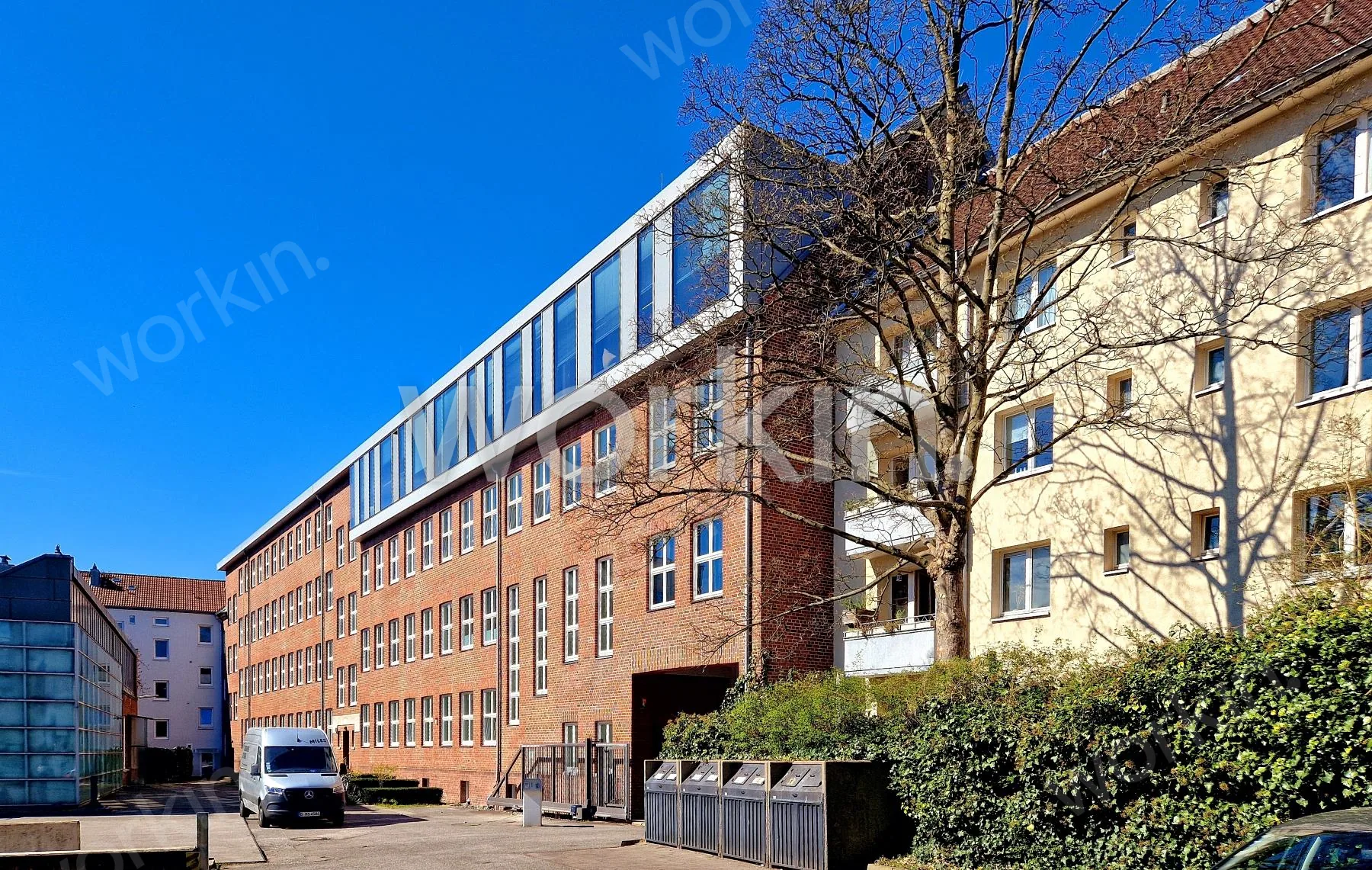 Büro mieten Hamburg-Winterhude: Maihak Haus, Semperstraße 24-26. nahe Hauptbahnhof. Foto 1