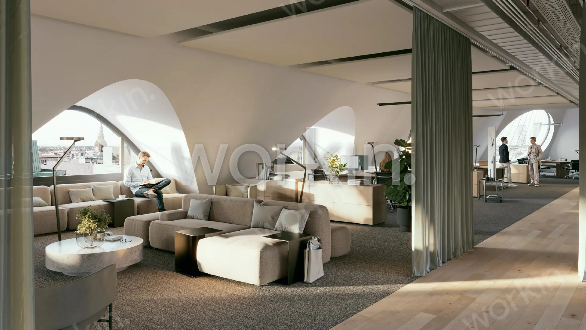 Büro mieten Hamburg-Altstadt (City): Ajour, Mönckebergstraße 3. nahe Hauptbahnhof. Foto 3