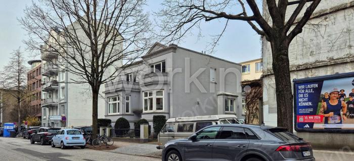 Büro mieten Hamburg-Winterhude: Bürovilla Mühlenkampkanal, Dorotheenstraße 42. nahe Hauptbahnhof. Foto 2